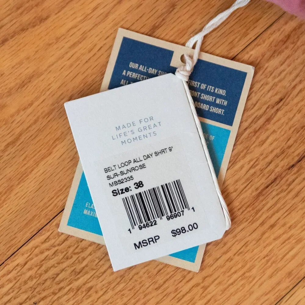 NWT Faherty Men's All Day Belt Loop 9